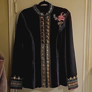 Double D Ranch embroidered and embellish jacket